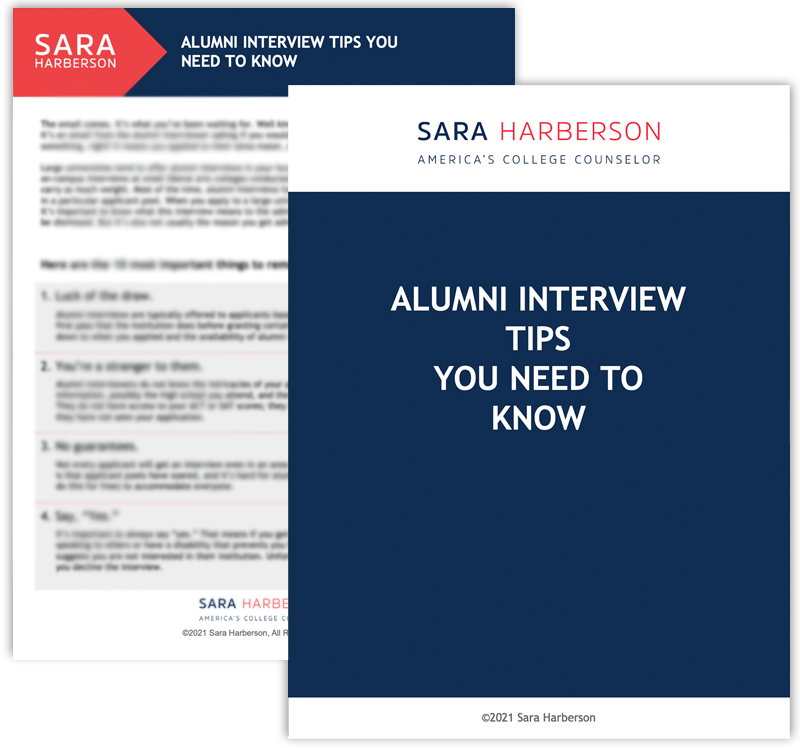 Alumni Interview Tips You Need to Know