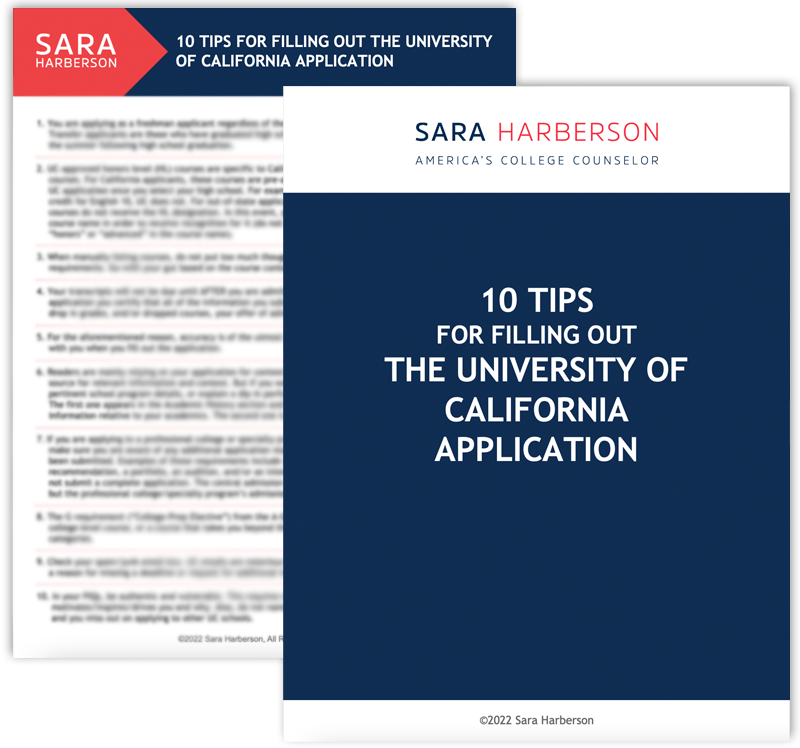 10 Tips for Filling Out the University of California Application